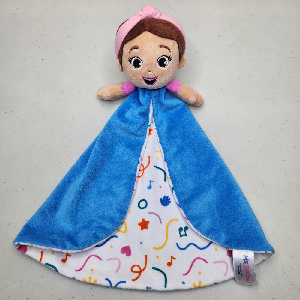 Ms. Rachel Official Huggable Lovey, Double Sided, Security Blanket